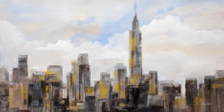 Manhattan Clouds by Silvia Vassileva art print