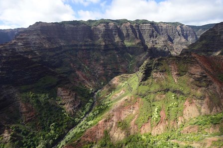 Aerial View Of Waimea Canyon by Ryan Rossotto/Stocktrek Images art print