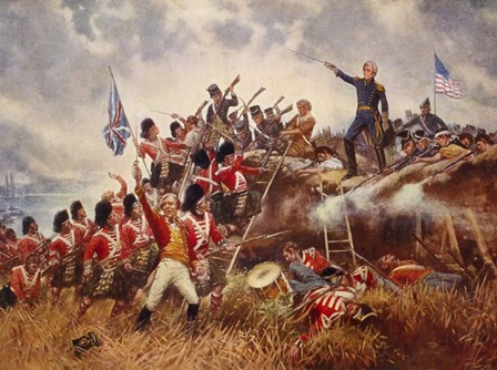 Andrew Jackson at the Battle of New Orleans by Vernon Lewis Gallery/Stocktrek Images art print
