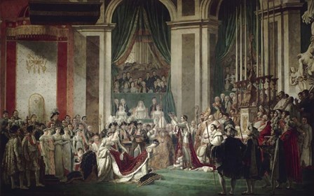 The Coronation of Emperor Napoleon I and Empress Josephine, Notre Dame Cathedral by Vernon Lewis Gallery/Stocktrek Images art print