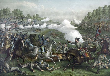 Third Battle of Winchester, September 19, 1864 by Stocktrek Images art print