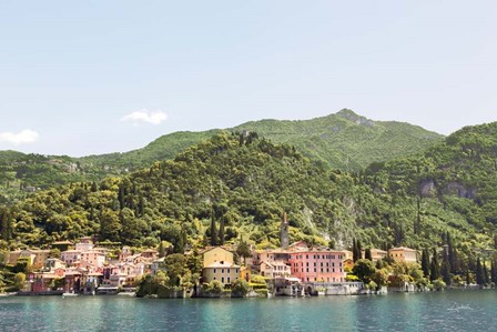 Lake Como Village III by Aledanda art print