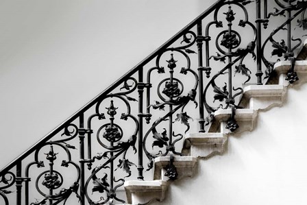 Forged Handrail by Gilbert Claes art print