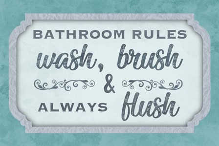 Wash Brush Flush by Marcus Prime art print