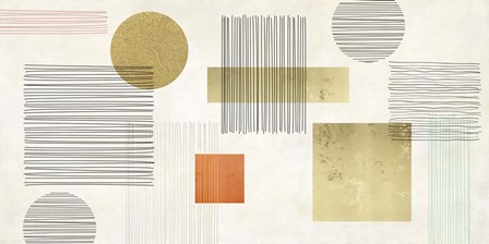 Lines and Shapes by Sayaka Miko art print