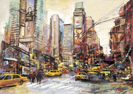 Mattino su Manhattan by Luigi Florio art print