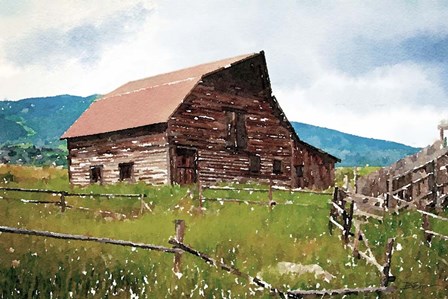 Brown Barn by Denise Brown art print