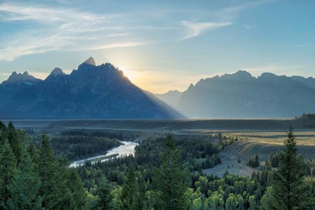 Snake River Overlook Color by Alan Majchrowicz art print