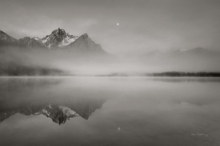 Stanley Lake Idaho BW by Alan Majchrowicz art print