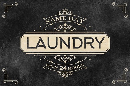 Laundry Open 24 by Kimberly Allen art print