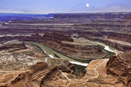 Moon Over Dead Horse Point by Andy Crawford Photography art print