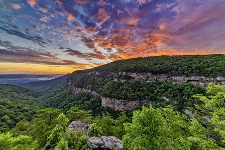 Cloudland Canyon Sunrise by Andy Crawford Photography art print