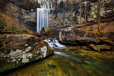Cloudland Canyon Cascade by Andy Crawford Photography art print