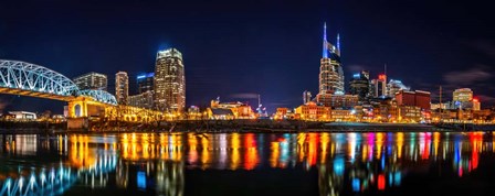 Music City Skyline by Andy Crawford Photography art print