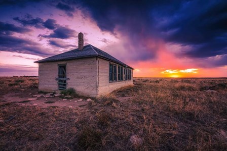 Schoolhouse Sunrise by Andy Crawford Photography art print