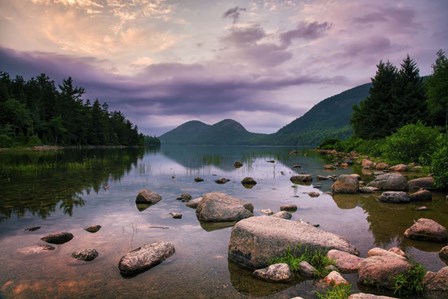 Jordan Pond Sunset by Andy Crawford Photography art print