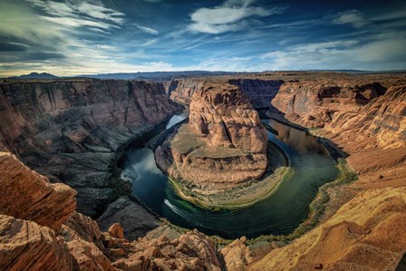Rounding Horseshoe Bend by Andy Crawford Photography art print