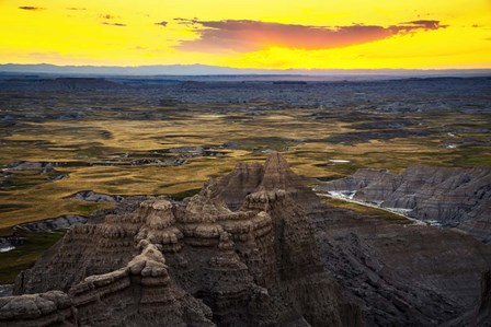 Badlands Sunset by Andy Crawford Photography art print