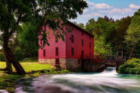 Alley Mill by Rick Berk art print