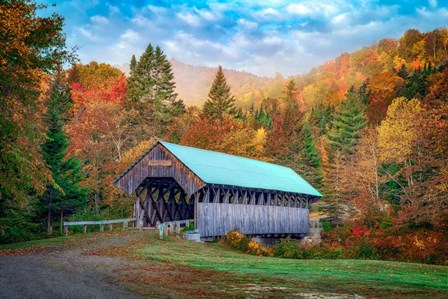 Autumn at Bennet Bean Bridge by Rick Berk art print