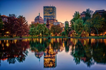 Autumn Twilight in Boston by Rick Berk art print