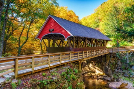 Autumn in Flume Gorge by Rick Berk art print