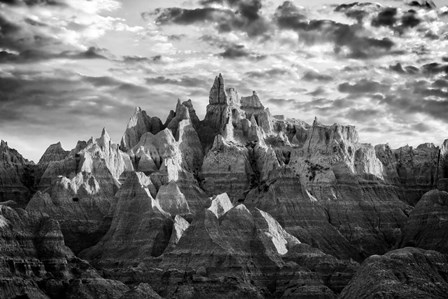 Badlands Chiaroscuro by Rick Berk art print