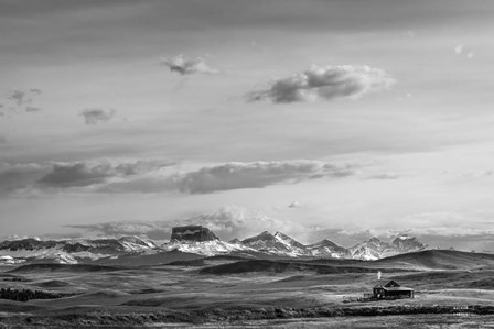 Mountain Cabin II by Nathan Larson art print