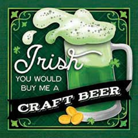 Irish Craft Beer by Mollie B. art print