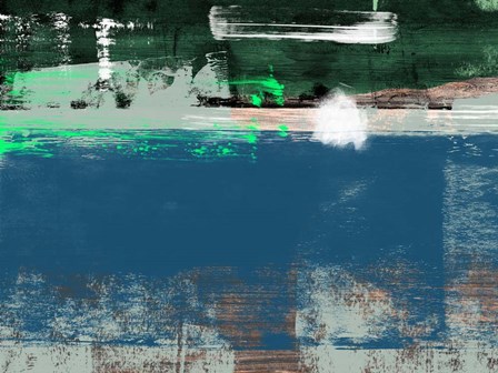 Blue Abstract III by Alma Levine art print