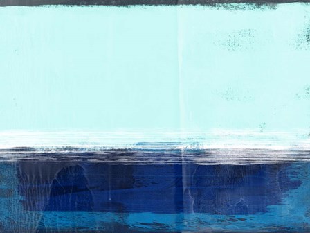 Abstract Blue and Turquoise I by Alma Levine art print