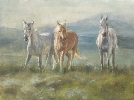 Rangeland Horses by Danhui Nai art print