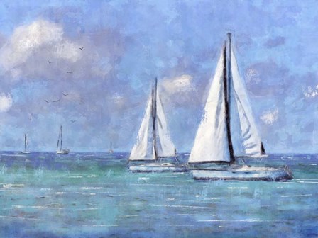 Sailing Day by Nina Blue art print
