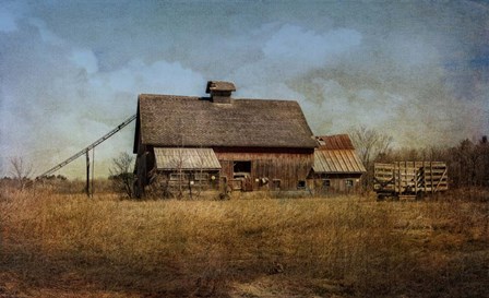 The Old Hay Barn by Kelley Parker art print