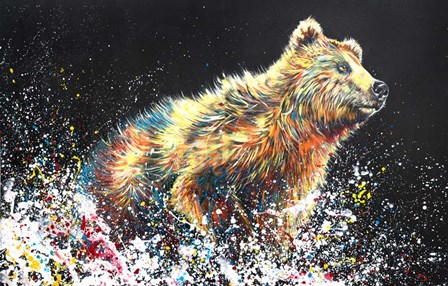 Bear Bath by Jenn Seeley art print