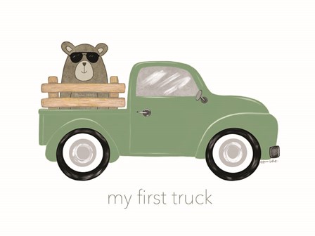 My First Truck by Annie Lapoint art print