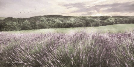 Ridge Farm Lavender by Lori Deiter art print