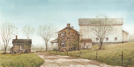 Country Morning by John Rossini art print