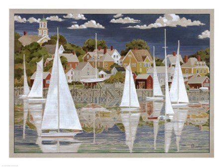 Captain's Harbor by Paul Brent art print