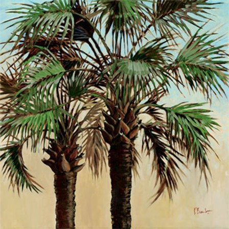 Twin Palms by Paul Brent art print