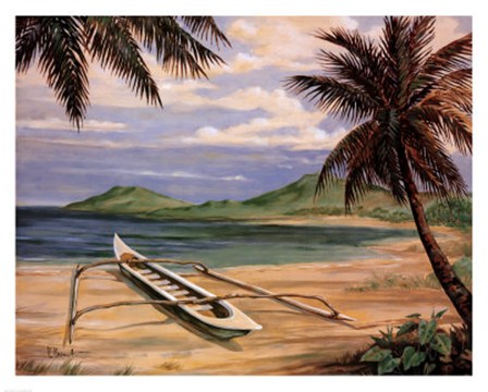 Outrigger Cove by Paul Brent art print