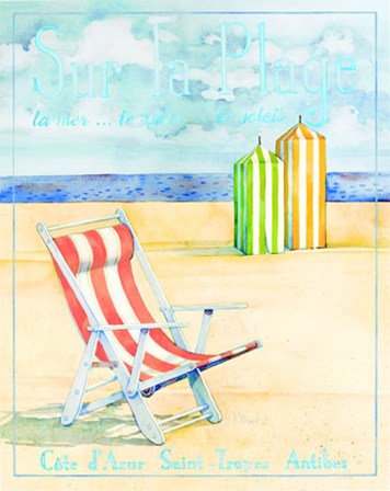Sur La Plage by Paul Brent art print