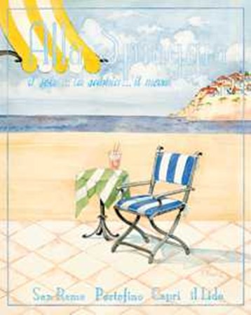 Alla Spiaggia by Paul Brent art print