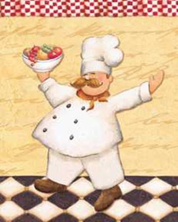 Le Chef Et Le Fruits by Daphne Brissonnet art print