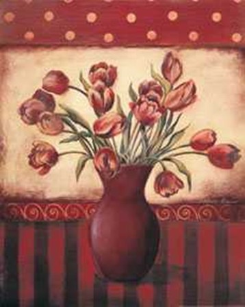 Red Tulips by Kimberly Poloson art print