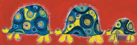 La Famille Tortue by Sophie Jourdan art print