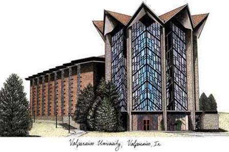 Valparaiso University by Landmark publishing art print