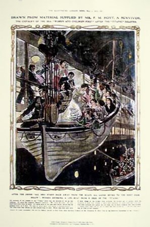 Titanic: Women and Children by Daugherty art print