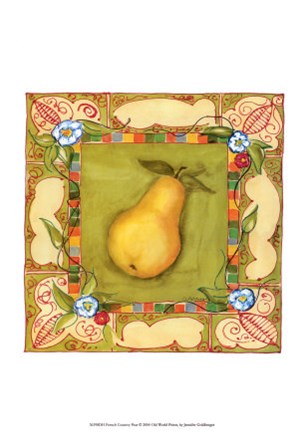 French Country Pear by Jennifer Goldberger art print