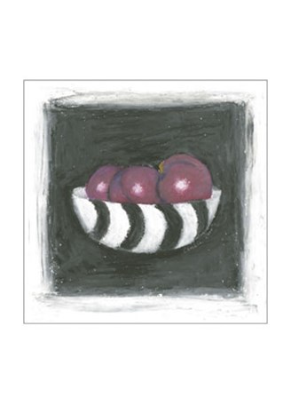 Plums in Bowl by Chariklia Zarris art print